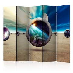 Artgeist 5-teiliges Paravent - Planet Walk II [Room Dividers]