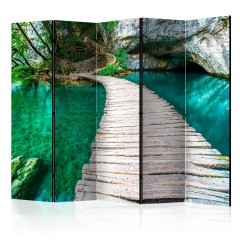 Artgeist 5-teiliges Paravent - Plitvice Lakes National Park, Croatia II [Room Dividers]