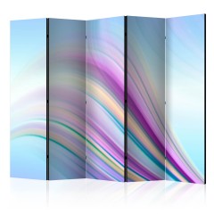 Artgeist 5-teiliges Paravent - Rainbow abstract background II [Room Dividers]