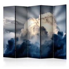 Artgeist 5-teiliges Paravent - Rays in the sky II [Room Dividers]