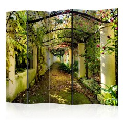 Artgeist 5-teiliges Paravent - Romantic Garden II [Room Dividers]