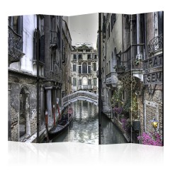 Artgeist 5-teiliges Paravent - Romantic Venice II [Room Dividers]