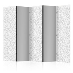 Artgeist 5-teiliges Paravent - Room divider – Floral pattern II