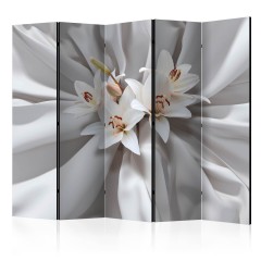 Artgeist 5-teiliges Paravent - Sensual Lilies II [Room Dividers]