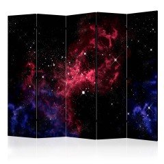 Artgeist 5-teiliges Paravent - space - stars II [Room Dividers]