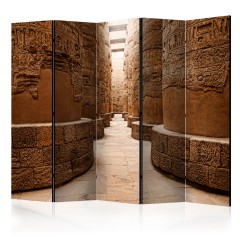 Artgeist 5-teiliges Paravent - The Temple of Karnak, Egypt II [Room Dividers]