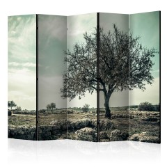 Artgeist 5-teiliges Paravent - tree - vintage II [Room Dividers]