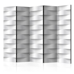 Artgeist 5-teiliges Paravent - White Illusion II [Room Dividers]