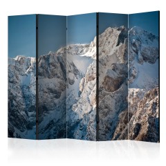 Artgeist 5-teiliges Paravent - Winter in the Alps II [Room Dividers]