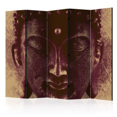 Artgeist 5-teiliges Paravent - Wise Buddha II [Room Dividers]