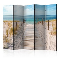 Artgeist 5-teiliges Paravent - Holiday at the Seaside II [Room Dividers]