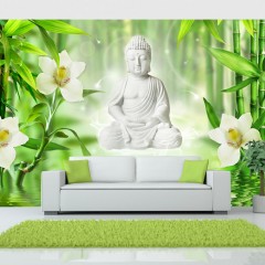 Selbstklebende Fototapete - Buddha and nature