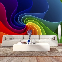 Selbstklebende Fototapete - Colorful Pinwheel