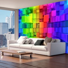 Selbstklebende Fototapete - Colour jigsaw