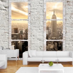 Selbstklebende Fototapete - New York: view from the window