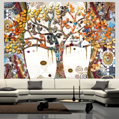 Artgeist Selbstklebende Fototapete - Decorated Tree