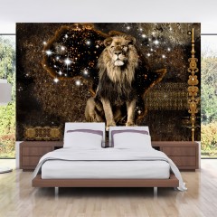 Artgeist Selbstklebende Fototapete - Golden Lion