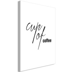 Artgeist Wandbild - Cup of Coffee (1 Part) Vertical