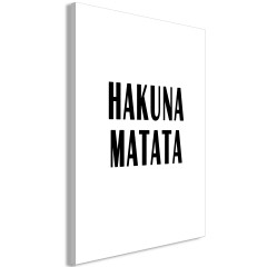 Artgeist Wandbild - Hakuna Matata (1 Part) Vertical