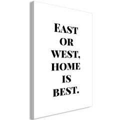 Artgeist Wandbild - Home Is Best (1 Part) Vertical