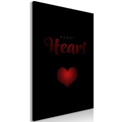 Artgeist Wandbild - Robot Heart (1 Part) Vertical