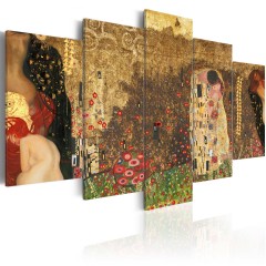 Artgeist Wandbild - Klimt's muses