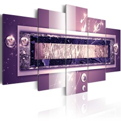 Artgeist Wandbild - Purple cascade