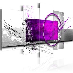 Artgeist Wandbild - Purple Expression