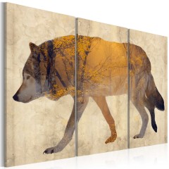 Artgeist Wandbild - The Wandering Wolf