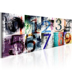 Artgeist Wandbild -  Colourful Numbers