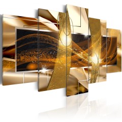 Artgeist Wandbild - Golden Lava