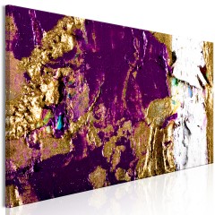 Artgeist Wandbild - Purple Wave (1 Part) Narrow