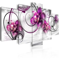 Artgeist Wandbild - Orchids and Pearls