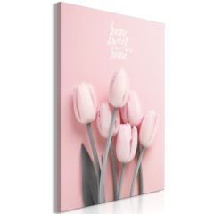Artgeist Wandbild - Six Tulips (1 Part) Vertical
