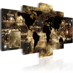 Artgeist Wandbild - Continents of bronze