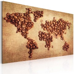 Artgeist Wandbild - Kaffee aus der ganzen Welt