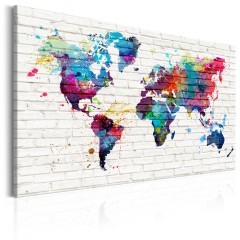 Artgeist Wandbild - Modern Style: Walls of the World