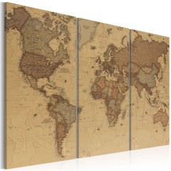 Artgeist Wandbild - Stylish World Map