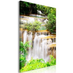 Artgeist Wandbild - Paradise Waterfall (1 Part) Vertical