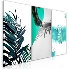 Artgeist Wandbild - Palm Paradise (3 Parts)