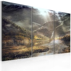 Artgeist Wandbild - The land of mists - triptych