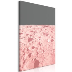 Artgeist Wandbild - Pink Moon (1 Part) Vertical