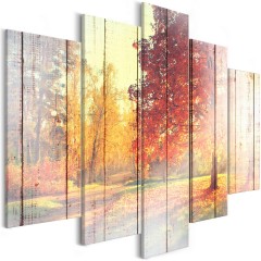 Artgeist Wandbild - Autumn Sun (5 Parts) Wide
