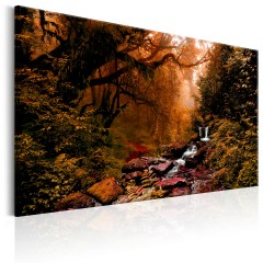 Artgeist Wandbild - Autumn Waterfall