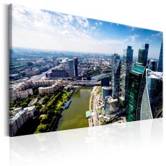 Artgeist Wandbild - Aerial view of Moscow