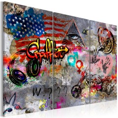 Artgeist Wandbild - American Graffiti