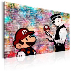 Artgeist Wandbild - Banksy: Colourful Brick