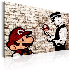 Artgeist Wandbild - Banksy: Torn Wall