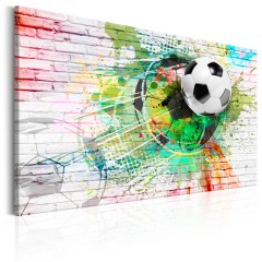 Artgeist Wandbild - Colourful Sport (Football)