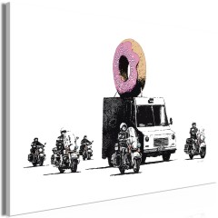 Artgeist Wandbild - Donut Police (1 Part) Wide